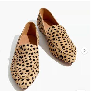 Madewell The Frances Skimmer Loafer in Dotted Calf Hair 7